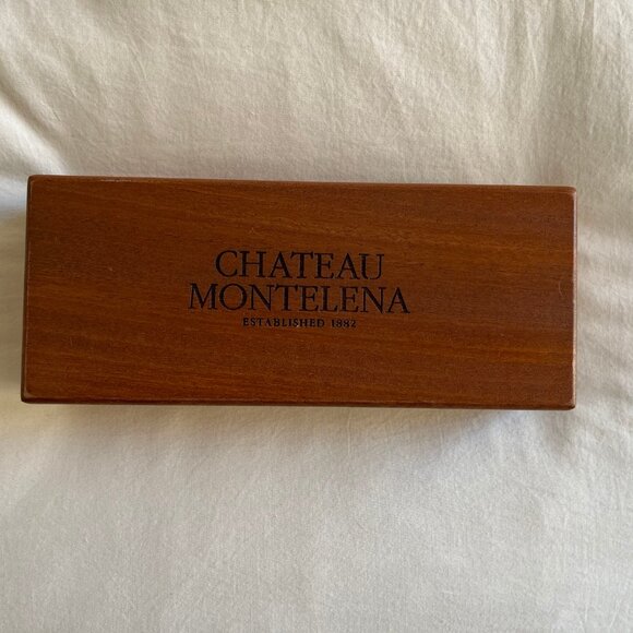 Brand New CHATEAU MONTELENA Corkscrew Wine Opener with Wooden Case - Picture 5 of 5